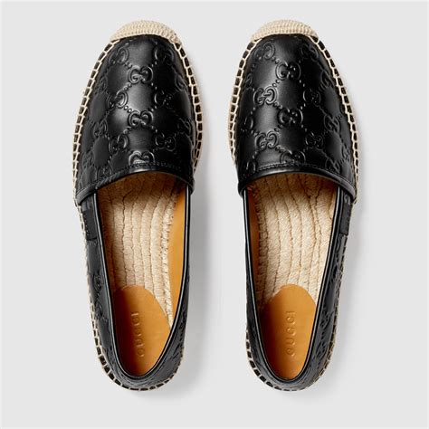 gucci leather espadrilles women